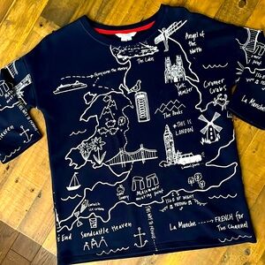 Boden UK map sweater